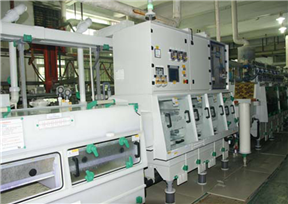 Automatic etching line, brand: Cosmos, origin: Hong Kong, China